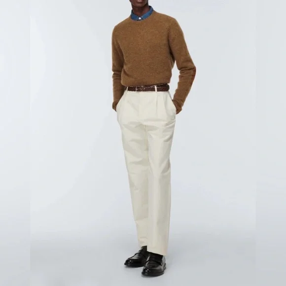 POLO RALPH LAUREN AVIATOR WOOL SWEATER MEN Sz XL PULLOVER 710A30044001 BROWN